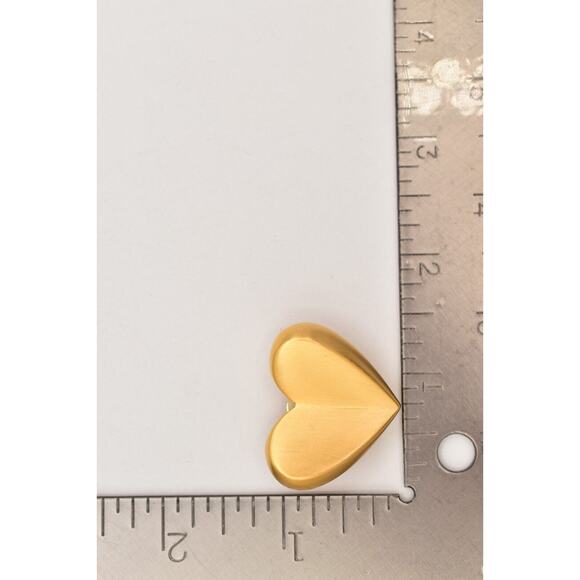 Givenchy Gold Heart Earrings - Picture 12 of 12